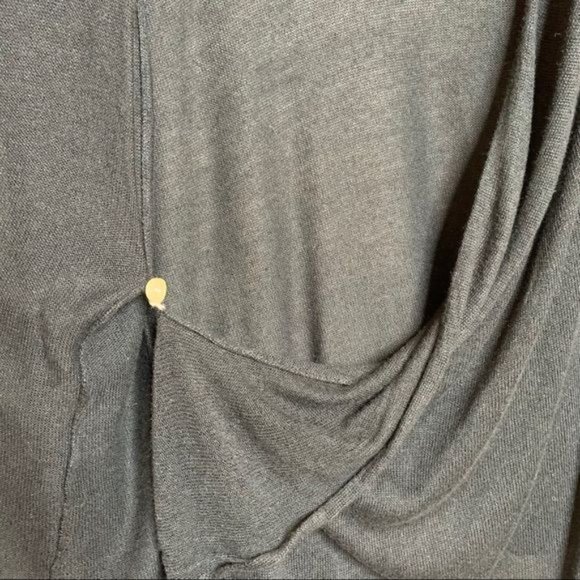 Royal Robbins Wrap Sweater Cardigan Black Linen Blend Lightweight Casual Medium - Picture 6 of 11